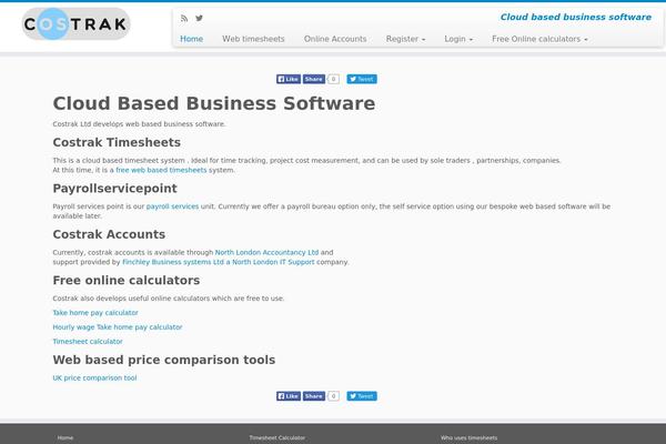 Customizr theme site design template sample