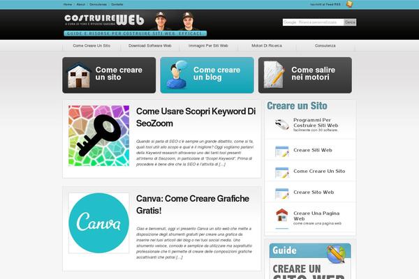 Convergence theme site design template sample
