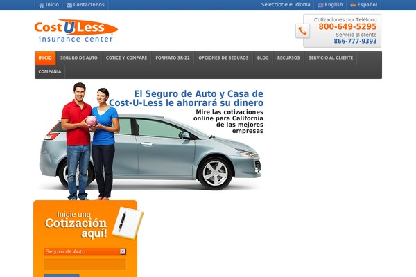 costulessseguros.com site used Costuless