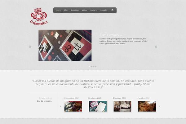 Feather theme site design template sample