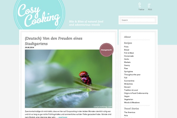 cosycooking.com site used Cosycooking