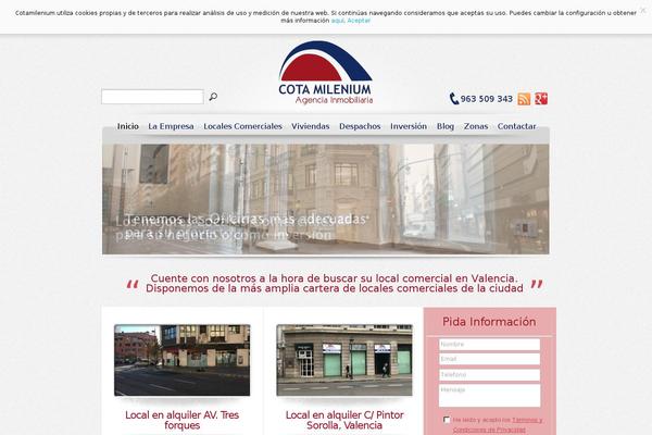 ElegantEstate theme site design template sample