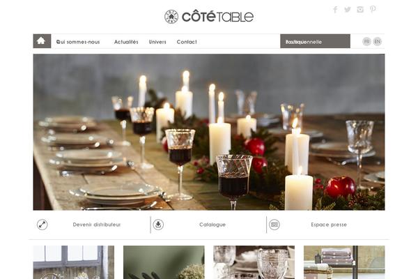 cote-table.com site used Cotetable