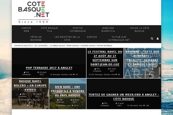 Valenti theme site design template sample