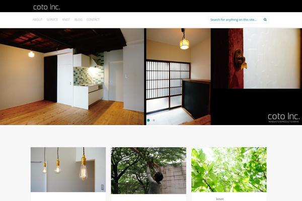 Inkness theme site design template sample