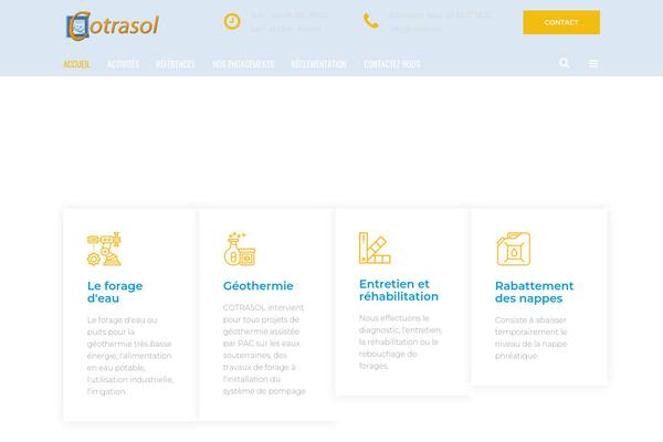 Site using Modeltheme-framework plugin