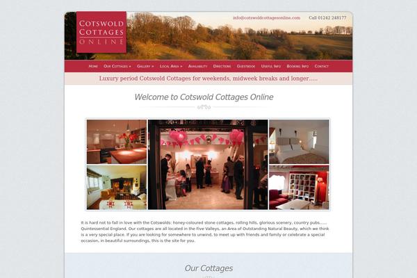 SimplePress theme site design template sample