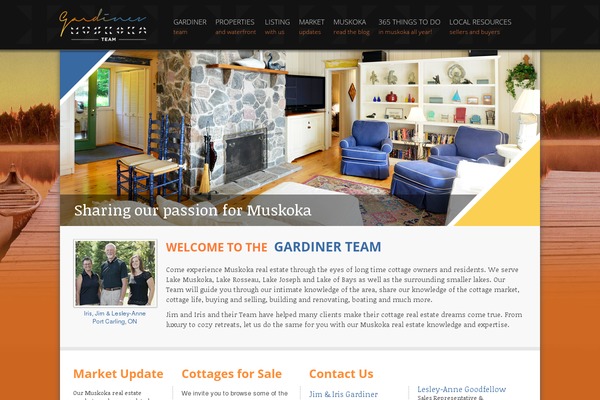 cottagesinmuskoka.com site used Gt