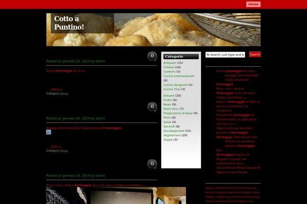 vita theme site design template sample