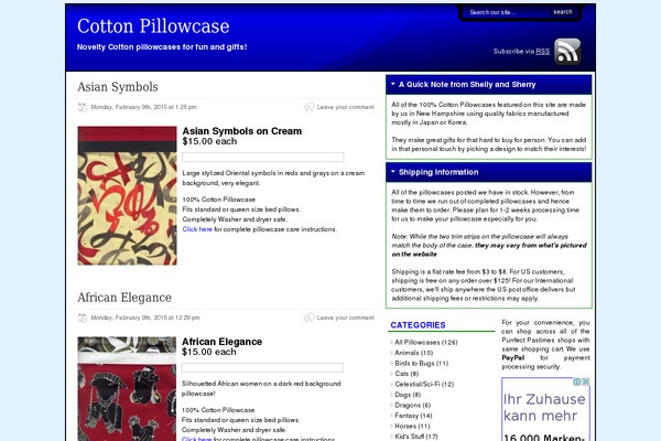 cottonpillowcase.com site used Flexsqueeze12