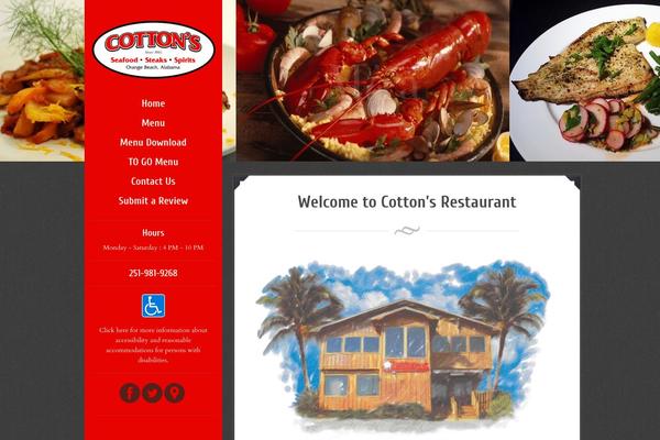 Eatery theme site design template sample