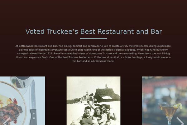 cottonwoodrestaurant.com site used Cottonwood-wp