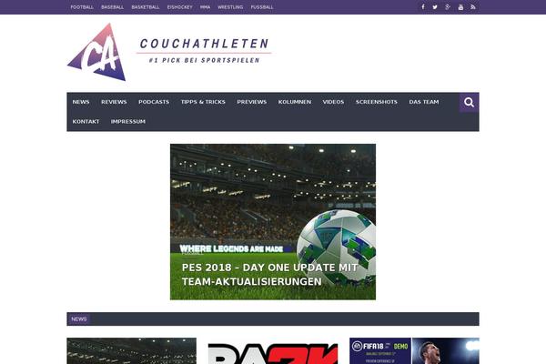 Storm theme site design template sample