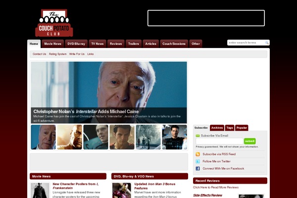 Wp Chatter theme site design template sample