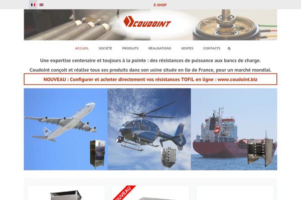 Industrial theme site design template sample