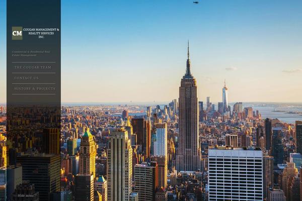 Widescreen theme site design template sample