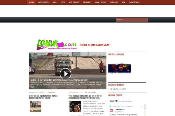 Smartnews theme site design template sample