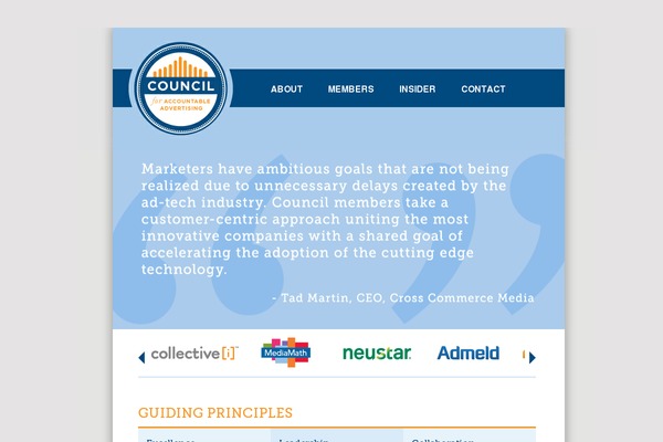 councilinsider.com site used Consortium