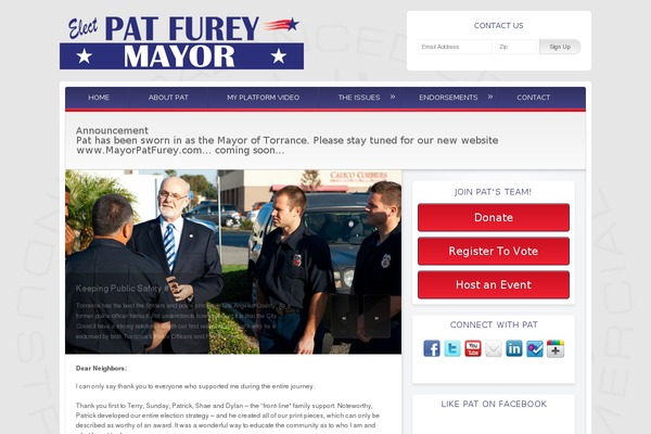 Victory theme site design template sample