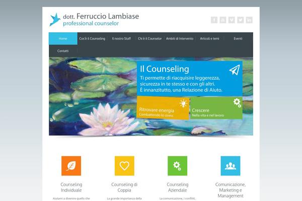 Increase theme site design template sample