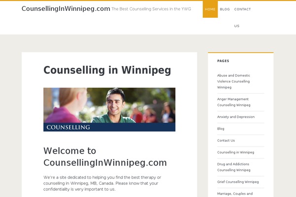 Ignite theme site design template sample