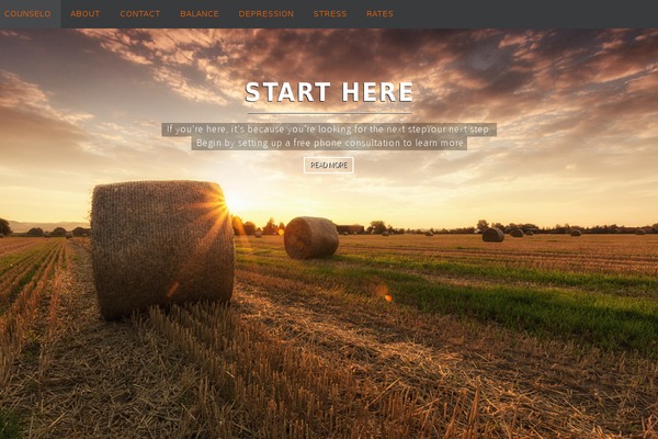 Nirvana theme site design template sample