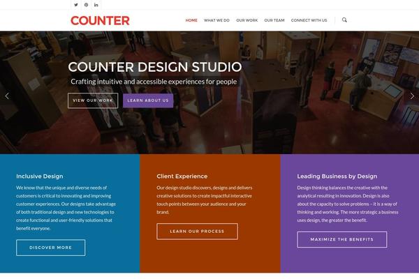 Salient theme site design template sample