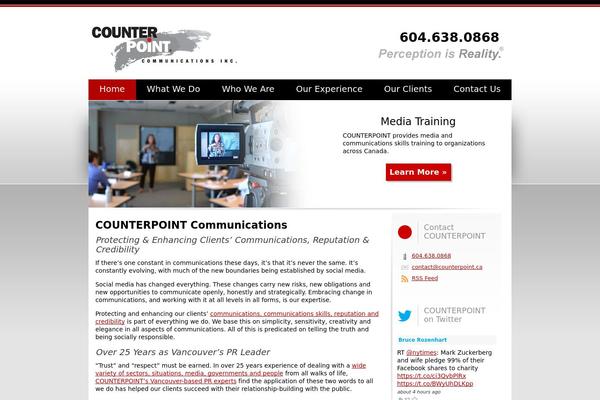 counterpoint.ca site used Counterpoint