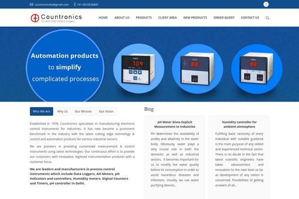countronics.com site used Countronics