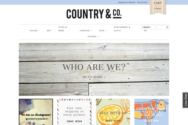 countryandco.com site used Maya