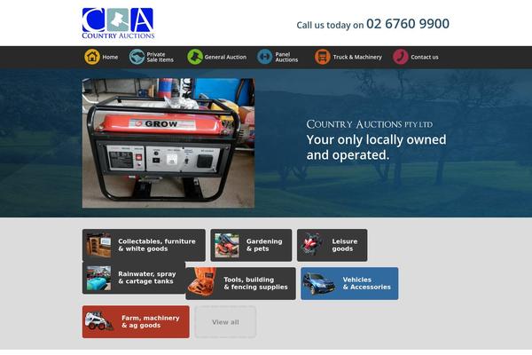 Sam theme site design template sample