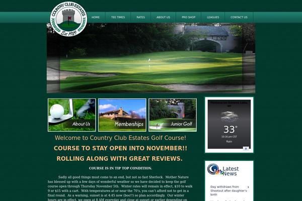 Fore theme site design template sample