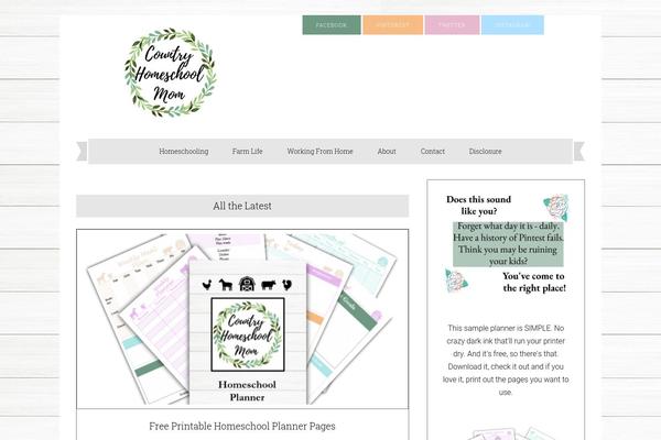 countryhomeschoolmom.com site used Restored316-delightful-pro