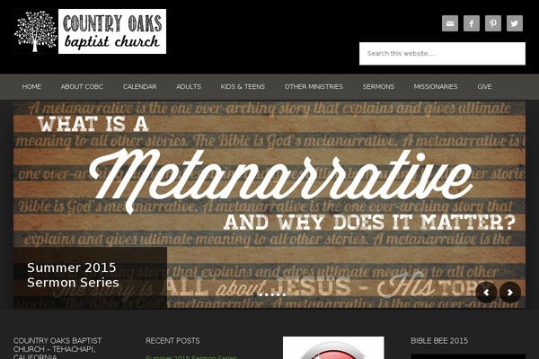Site using Thechurchco plugin