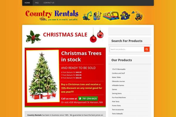 Twentysixteen-child theme site design template sample