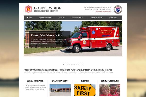 Countryside theme site design template sample