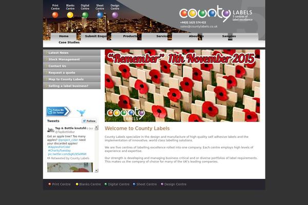 countylabels.com site used County