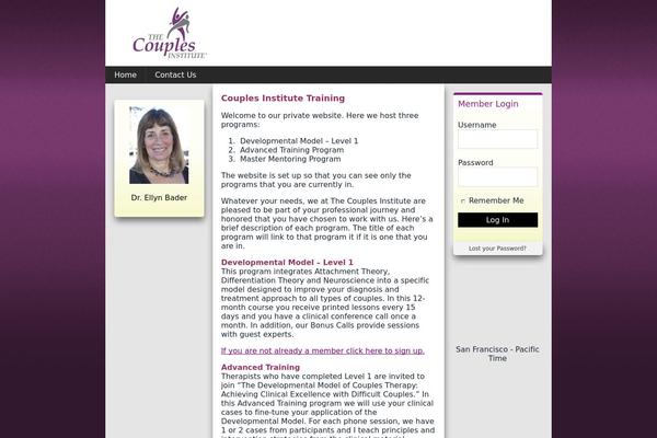 couplesinstitutetraining.com site used Couples