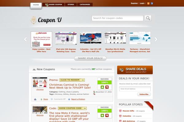 Clipper theme site design template sample