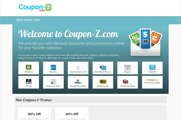 Cp theme site design template sample