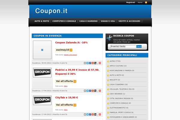 Couponpress theme site design template sample