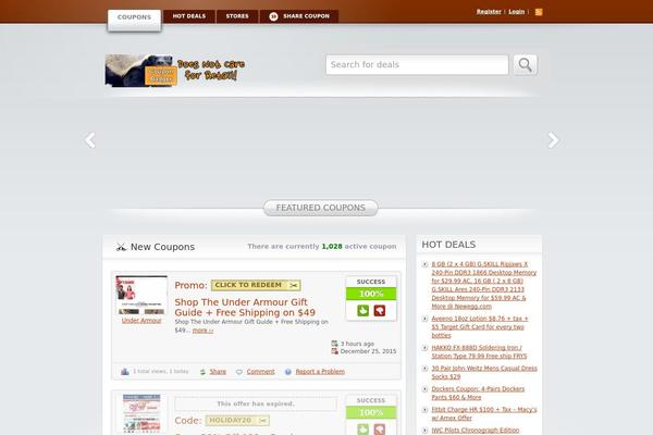Clipper theme site design template sample