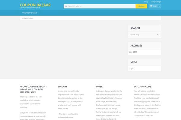 Mts_woocart theme site design template sample
