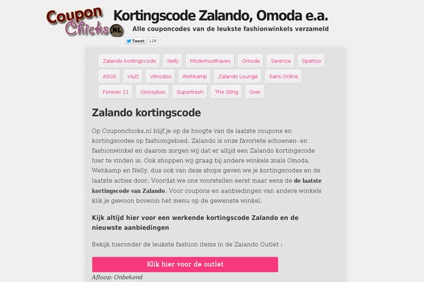 couponchicks.nl site used Html5press