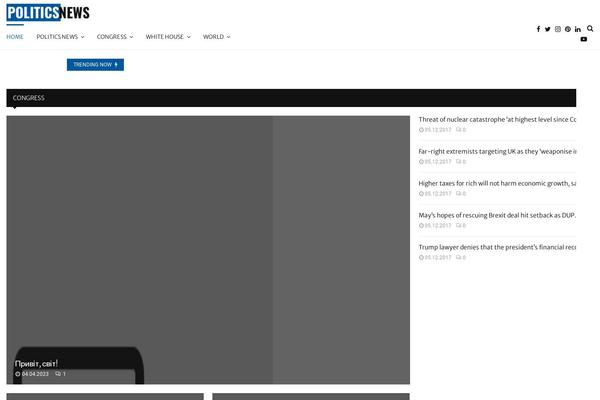 Site using Penci-pennews-review plugin