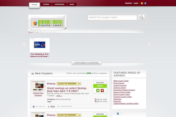 Clipper theme site design template sample