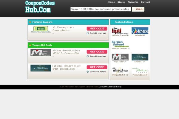 Couponpress theme site design template sample