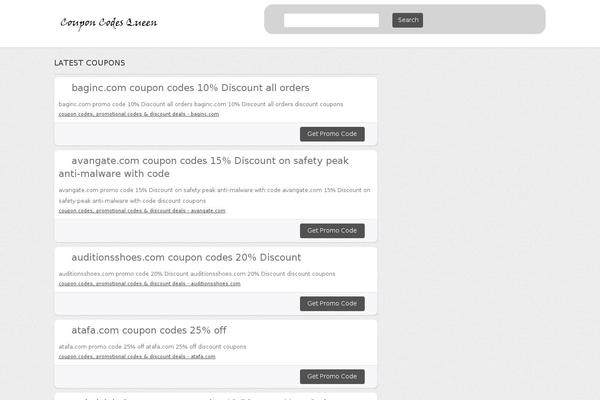Cp theme site design template sample