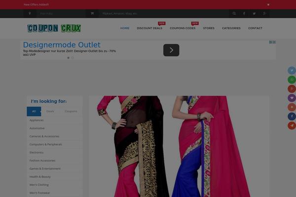 CouponXL theme site design template sample