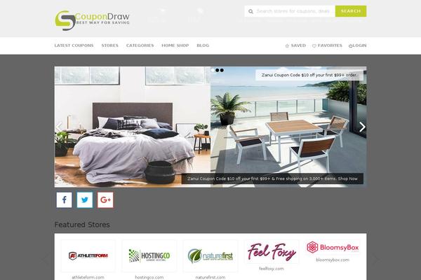 Wp-coupon theme site design template sample